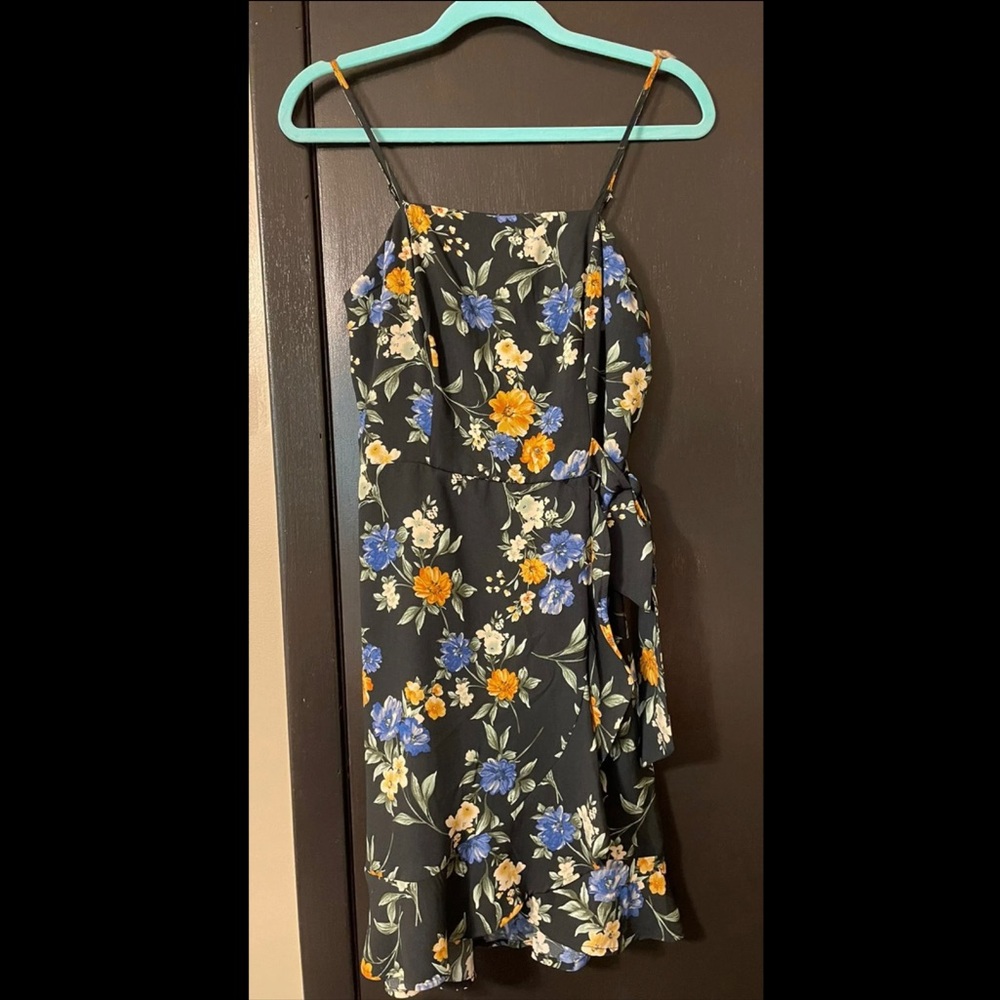 Floral Wrap Dress